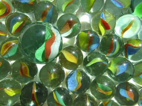 Close-up of marbles Stock Photos