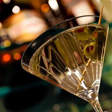 Close up of a martini Stock Photos