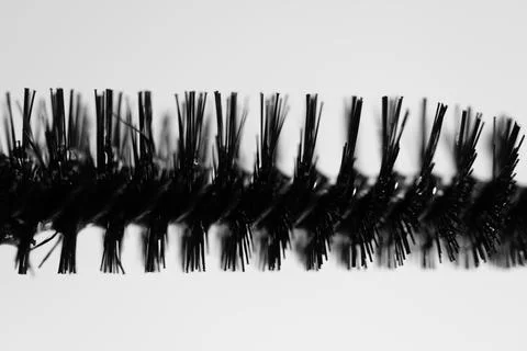Close up of a mascara on grey background Stock Photos
