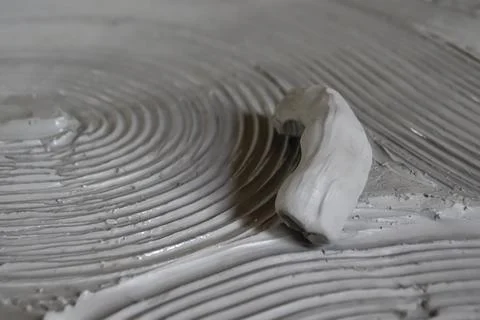 Close up of mashed clay. Clay master moulding. Clay modelling. Stock Photos