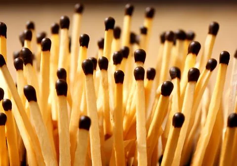 Close up Match Stock Photos