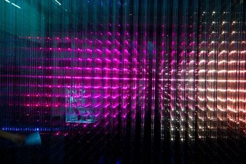 Close-up of the Matrix of a Screen made of multiple LEDs Stock Photos