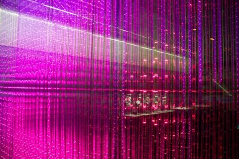 Close-up of the Matrix of a Screen made of multiple LEDs Stock Photos