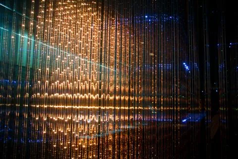 Close-up of the Matrix of a Screen made of multiple LEDs Stock Photos