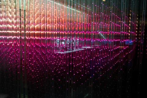 Close-up of the Matrix of a Screen made of multiple LEDs Stock Photos