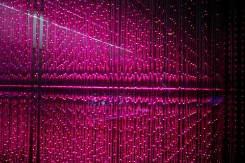 Close-up of the Matrix of a Screen made of multiple LEDs Stock Photos