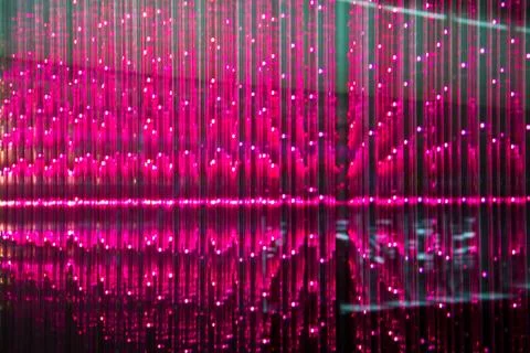 Close-up of the Matrix of a Screen made of multiple LEDs Stock Photos
