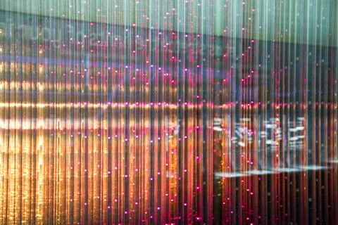 Close-up of the Matrix of a Screen made of multiple LEDs Stock Photos