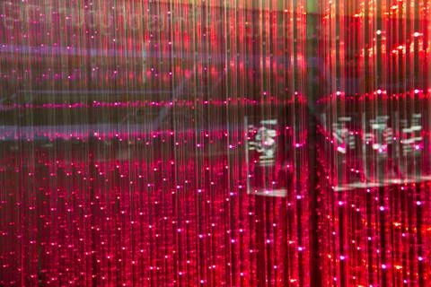 Close-up of the Matrix of a Screen made of multiple LEDs Stock Photos