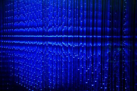 Close-up of the Matrix of a Screen made of multiple LEDs Foto stock