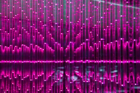 Close-up of the Matrix of a Screen made of multiple LEDs Stock Photos