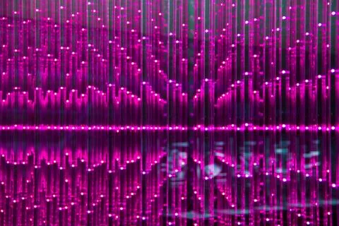 Close-up of the Matrix of a Screen made of multiple LEDs Stock Photos