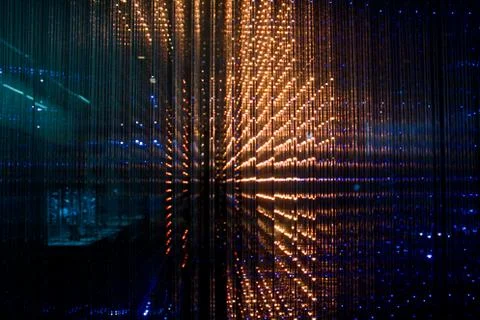 Close-up of the Matrix of a Screen made of multiple LEDs Фото