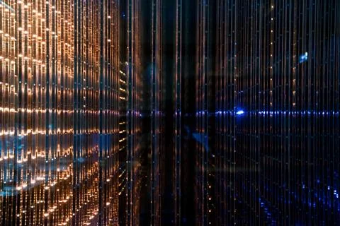 Close-up of the Matrix of a Screen made of multiple LEDs Stock Photos