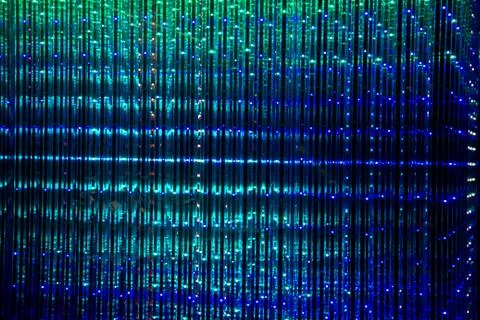 Close-up of the Matrix of a Screen made of multiple LEDs Stock Photos