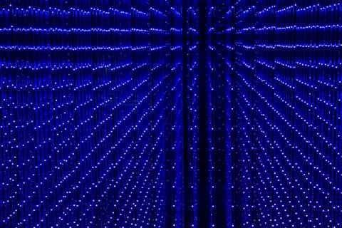 Close-up of the Matrix of a Screen made of multiple LEDs Stock Photos