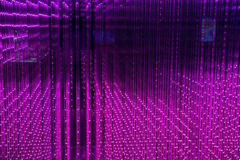 Close-up of the Matrix of a Screen made of multiple LEDs Фото