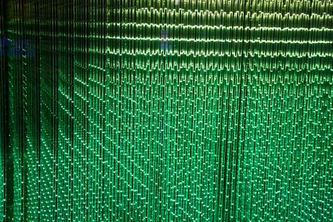 Close-up of the Matrix of a Screen made of multiple LEDs Foto stock
