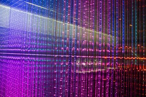 Close-up of the Matrix of a Screen made of multiple LEDs Foto stock
