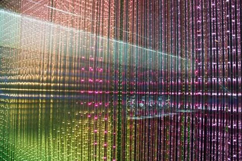 Close-up of the Matrix of a Screen made of multiple LEDs Stock Photos