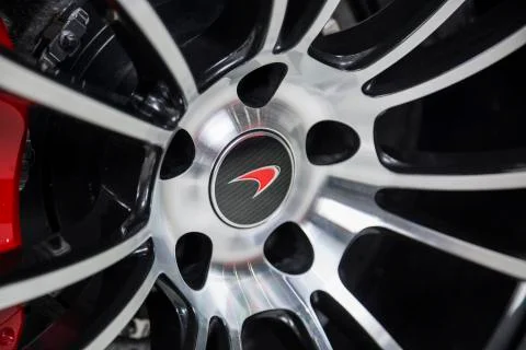 Close up of McLaren wheel Stock Photos