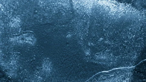 Close-up of melting ice on black background Video stock 111150793