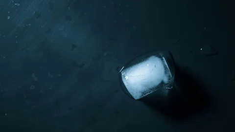 Close-up of melting ice cube Video stock 80980923