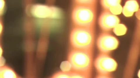 Close Up Of Merry-Go-Round Lights 스톡 동영상 19099290