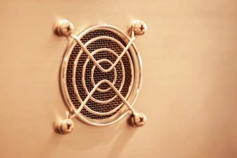 Close-up mesh with round protective elements Stock Photos