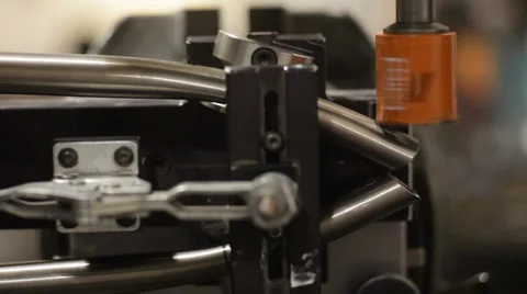 Close Up of Metal Being Drilled Video stock 34473400