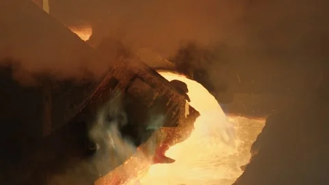 Close-up of metal casting Video stock 301390299