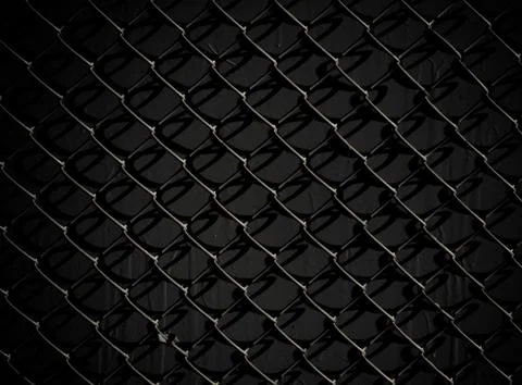 Close-up of a metal grid background Foto stock