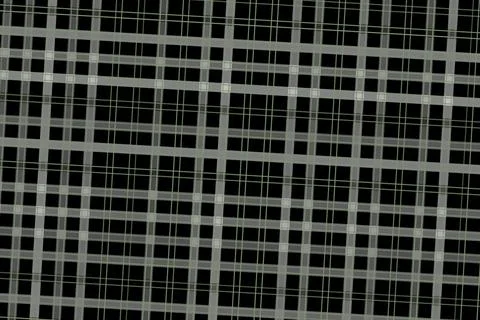 Close-up of metal grid structure with intersecting lines Stock Illustration