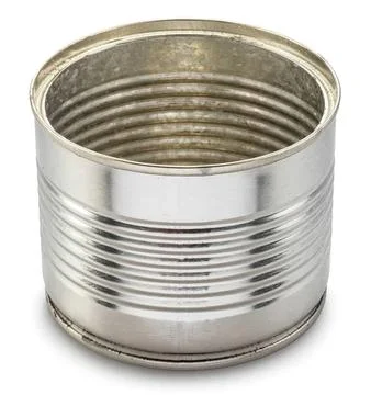 Close-up of metal threaded nut on white background Stock Photos