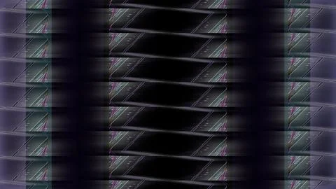 Close-up of metallic blind slats with light reflections in modern interior Stock Illustration