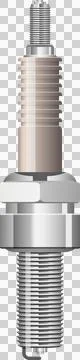 Close-up of a metallic object featuring a threaded top and a hexagonal base.. イラスト素材