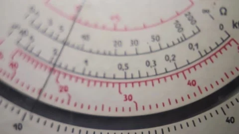 Close up. Meter Scale and Arrow. Level measurement. Stock Footage 146365878