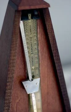 Close Up of a Metronome Foto stock