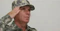 Close Up Military Marine Corps Soldier Salute At Digital Uniform Security Force 4k or 4k+ Resolution