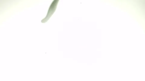 Close-up of milk being poured Stock Footage 46649612