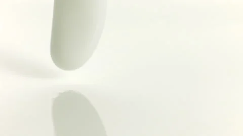Close-up of milk being poured Stock Footage 46656963