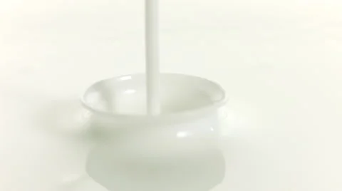 Close-up of milk being poured Stock Footage 46662111