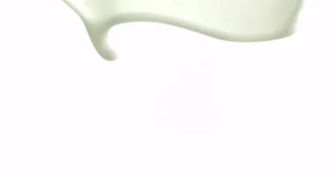Close-up of milk being poured Stock Footage 46667032