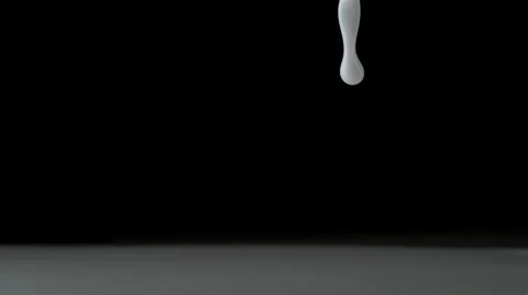 Close-up milk being poured. Slow Motion. Stock Footage 65373802