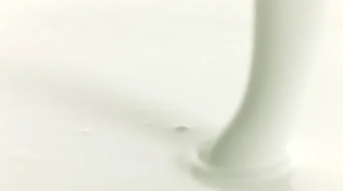 Close-up of milk splashing Видео 46638605