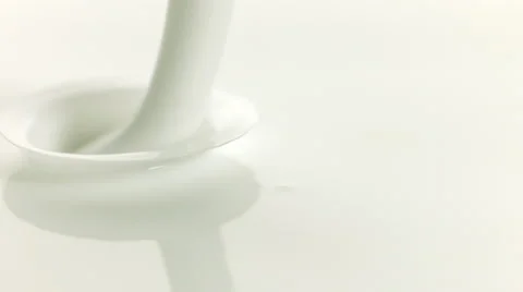 Close-up of milk splashing Stock Footage 46649633