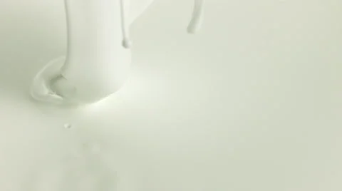 Close-up of milk splashing Stock Footage 46660150