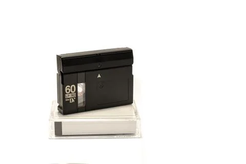 Close up of Mini DV tape Stock Photos