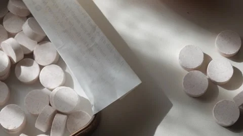 Close-up of mints or Peppermint, an open rectangular tin, cinnamon stick and a 库存影片 293287535