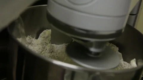 Close up mix the flour to make the italian pasta Stock Footage 82176074
